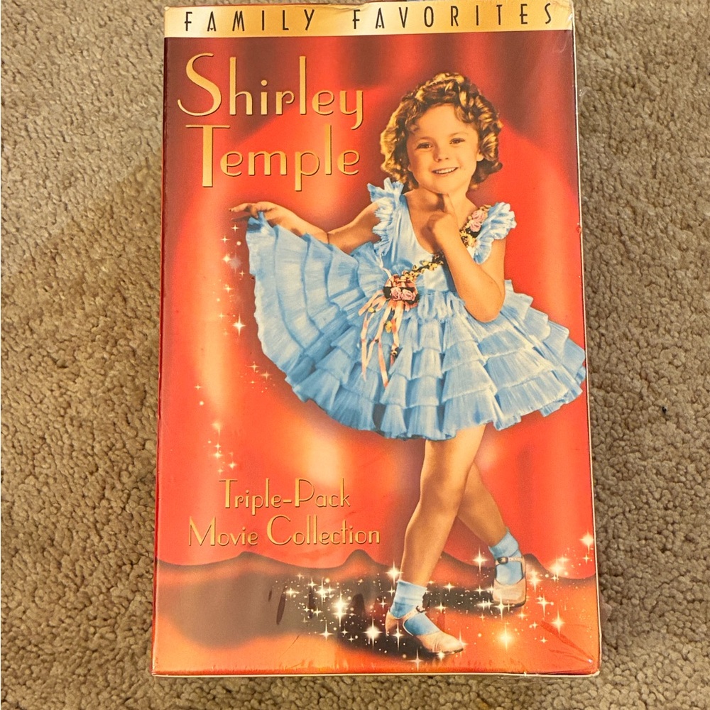 Shirley Temple: Family Favorites Triple-Pack VHS – NIB/Sealed